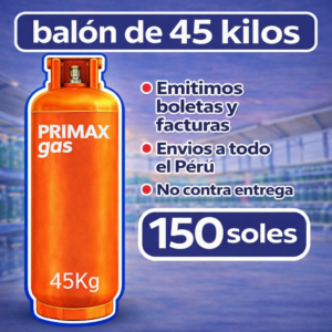 Balón SOL GAS – 45 KILOS