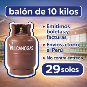 Balón VULCANO GAS – 10 KILOS