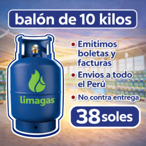 Balón SOL GAS – 10 KILOS
